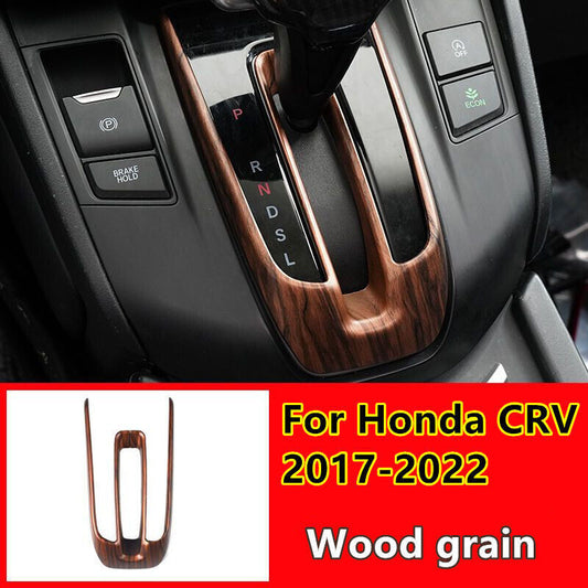 Wood Grain Color Control Panel Cover Trim Fit for Honda CRV CR-V 2017-2022
