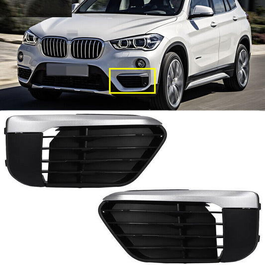 Front Bumper Lower Grille Bezel Cover for BMW X1 F48 F49 2015-2018 Left+Right