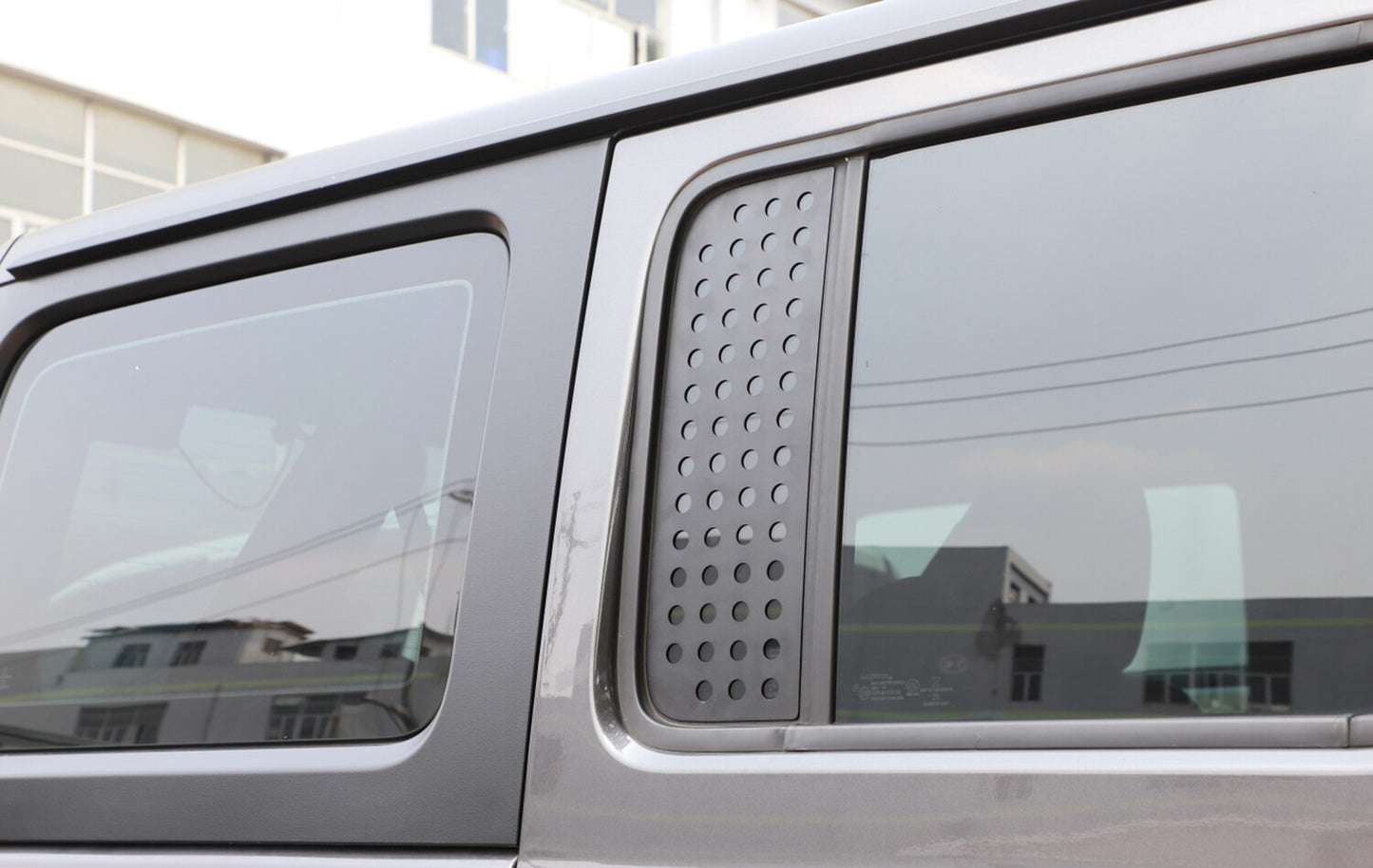 for 2020-2024 for Jeep Gladiator JT Rear Door Window Glass Strip Decals Cover Trim