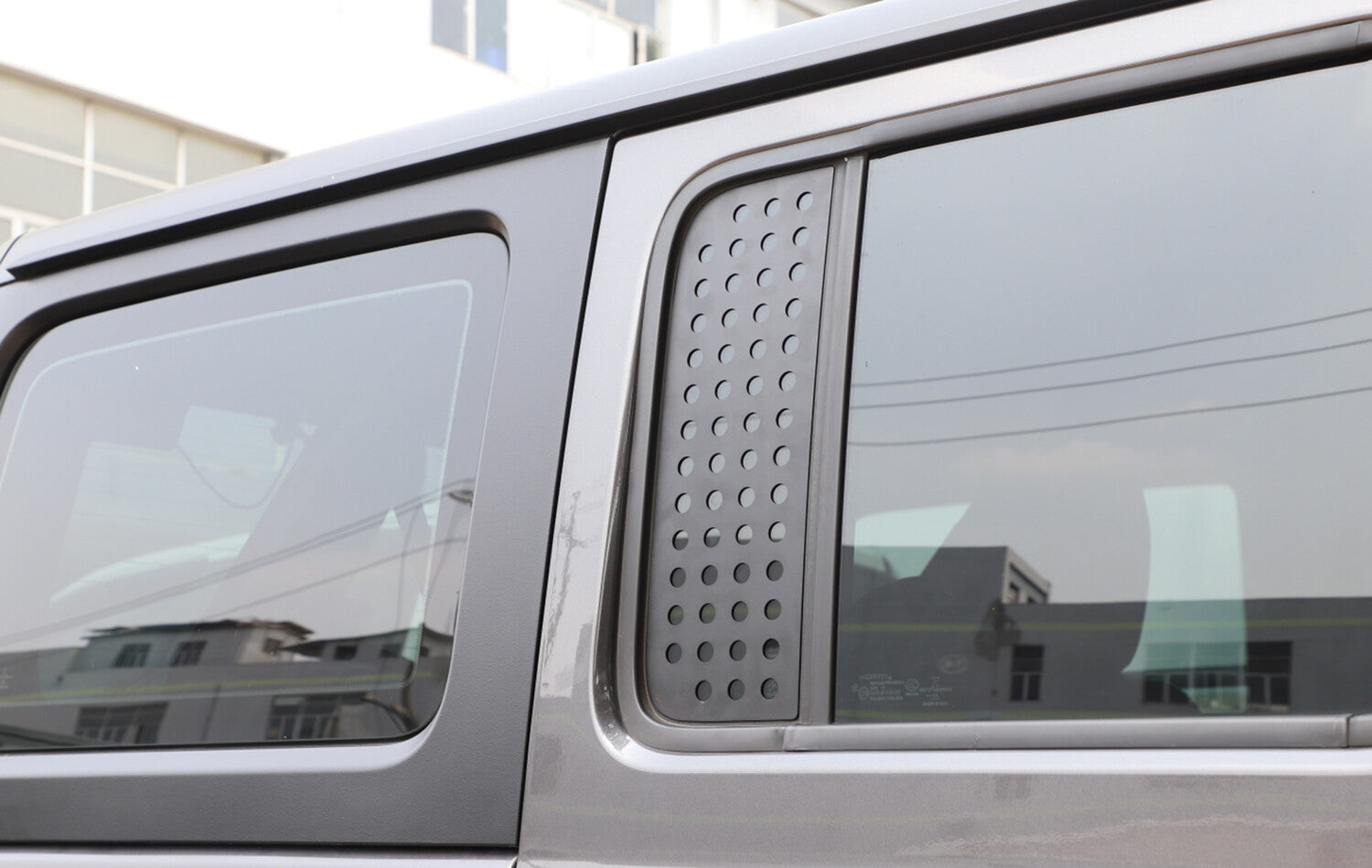 for 2020-2024 for Jeep Gladiator JT Rear Door Window Glass Strip Decals Cover Trim