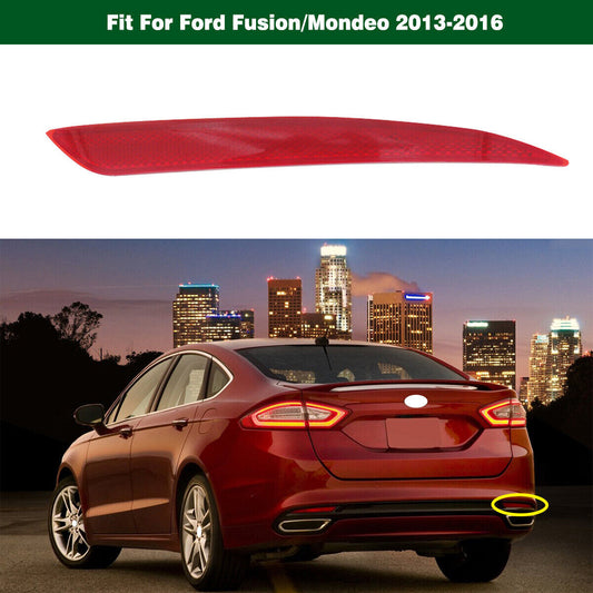 1Pcs Right Red Lens Rear Bumper Reflector Light for Ford Fusion 2013 2014-2016