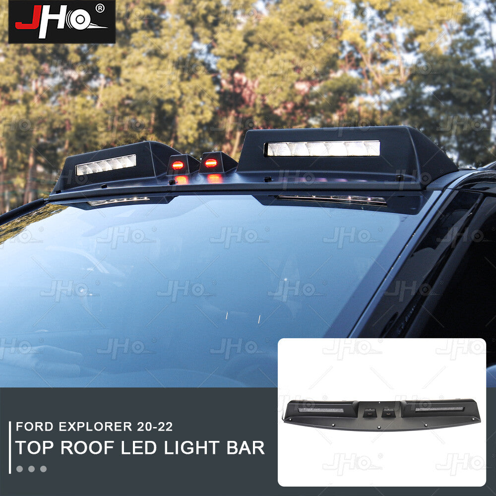 Roof Lights Top LED Light Bar searchlights Fits for Ford EXPLORER 2020-2022