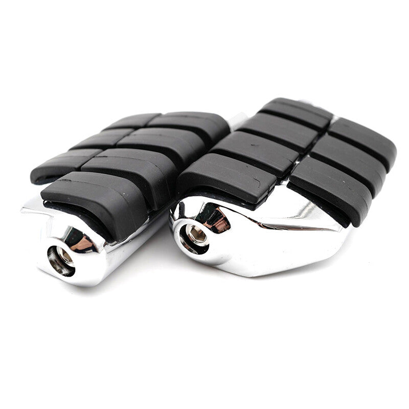 1-1/4 Highway Motorcycle Foot Pegs Pedals Crash Bar for Harley Davidson Chrome