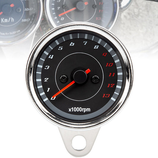 12V Motorcycle Digital Odometer Speedometer Tachometer Gauge 0~13,000RPM 1PC v
