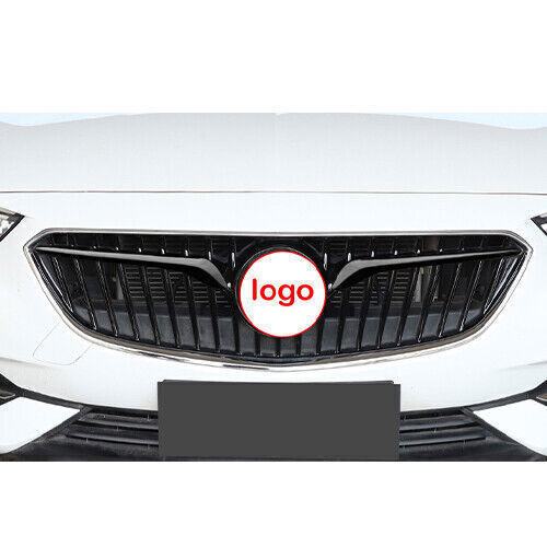 Gloss Black Front Grille Grill Strips Decor Cover Trim for Buick Regal 2017-2020