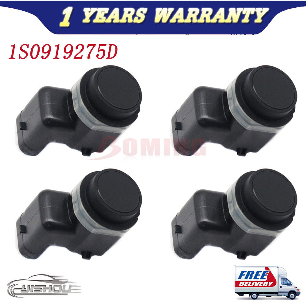 4X New PDC Parking Bumper Sensor for Audi A1 A3 for VW for Golf 1S0919275AGRU 1S0919275D Q