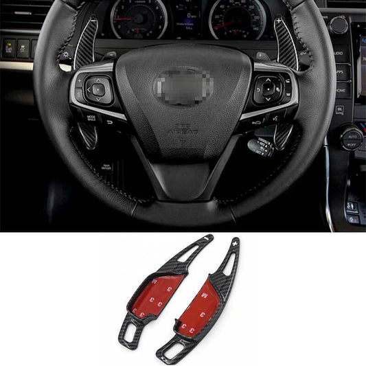 For Toyot@a for Camry 2019-2023 Carbon Fibre Steering Wheel Shift Paddle Extension n