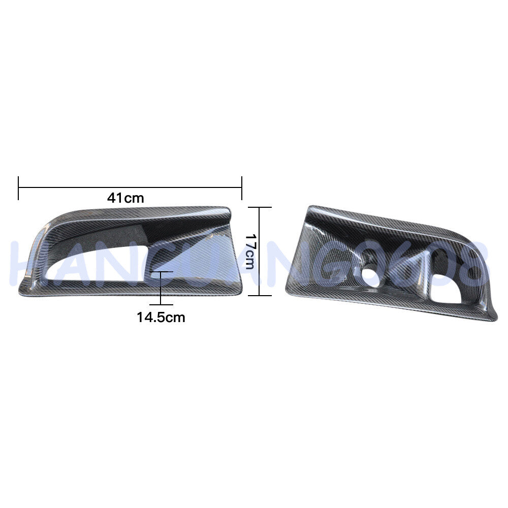 Carbon fiber front bumper air intake pipe for Mitsubishi Evolution VIII EVO 8 Q