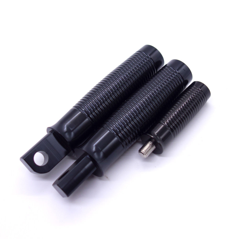 Black Footrest FootPeg  Shifter Peg for Harley Sportster 1200 883 Q