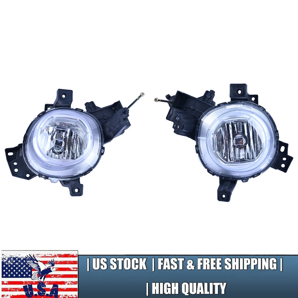 NEW 2 Pcs Left Right Side Fog Light Lamp for Kia Soul Wagon 2017-2019