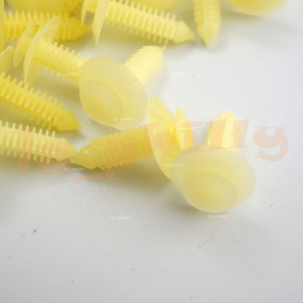 20Pcs Body Plastic Push Pin Rivet Fasteners Trim Moulding Clips Car Assortments Q