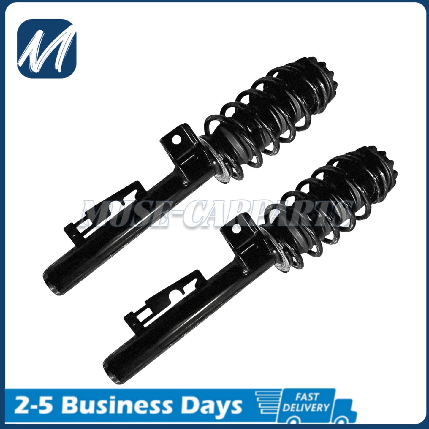Two-piece front shock absorber strut spring assemblies are available for BMW X3 F25, X4 F26, xDrive28i, and xDrive35i.