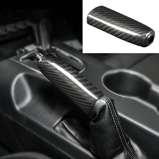 REAL DRY Carbon Fiber Parking Brake Handbrake Cover for Ford for Mustang 2015-2021 Q