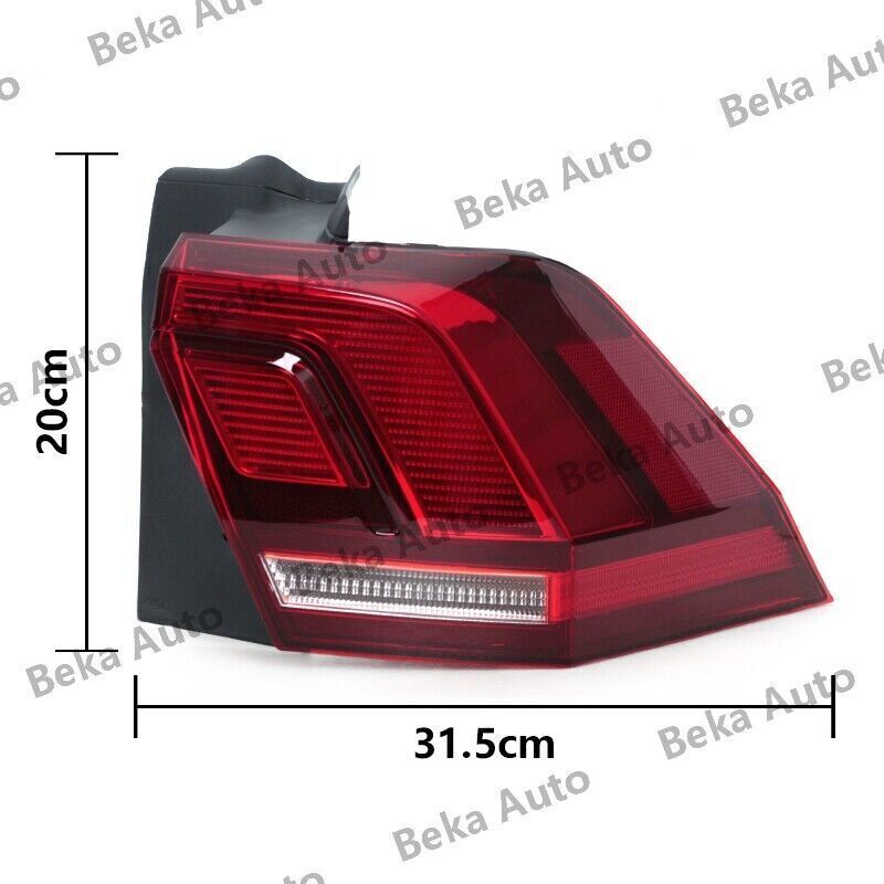 Outside Rear Tail Light Lamp Left for VW for Volkswagen for Tiguan 2017 2018-2021