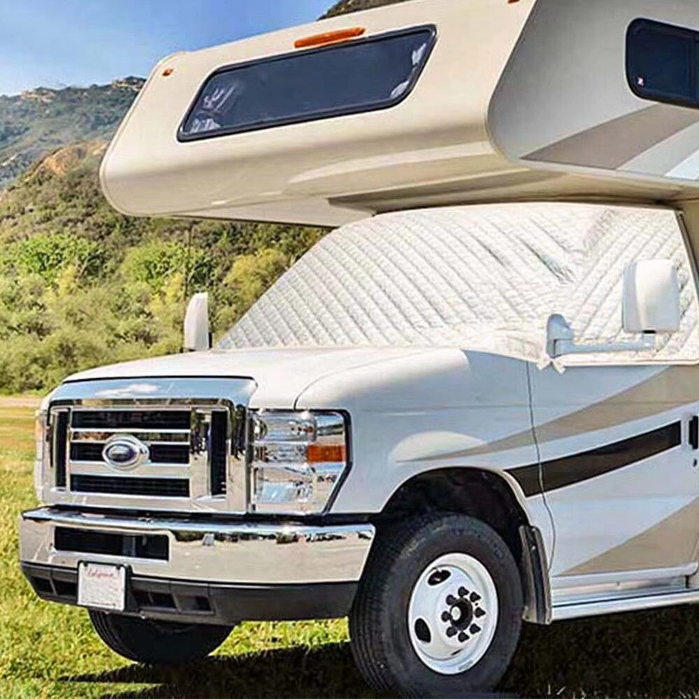 RV Windshield Window Snow Ice Cover for Class C for Ford E450 97-24 Motorhome