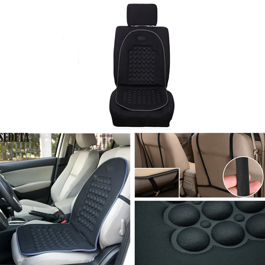 1 Pcs Car for Seat Cover Black Pad Magnetic Beads Bubble Foam Chair Padded Massage