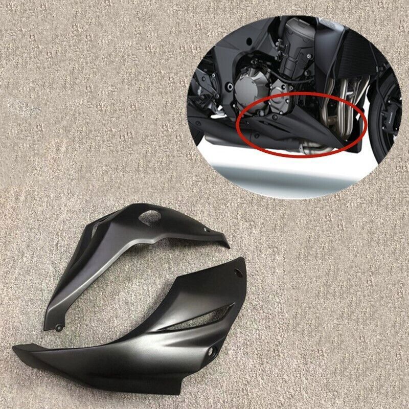 Glossy Black Lower Bottom Oil Belly Pan Guard Fairing for Kawasaki Z1000 2014-19