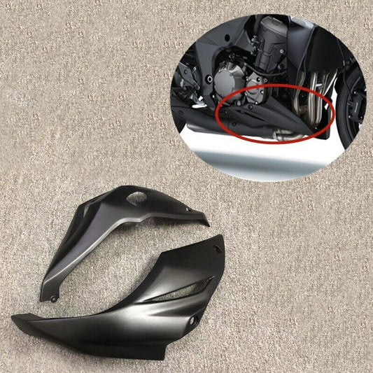 Glossy Black Lower Bottom Oil Belly Pan Guard Fairing for Kawasaki Z1000 2014-19