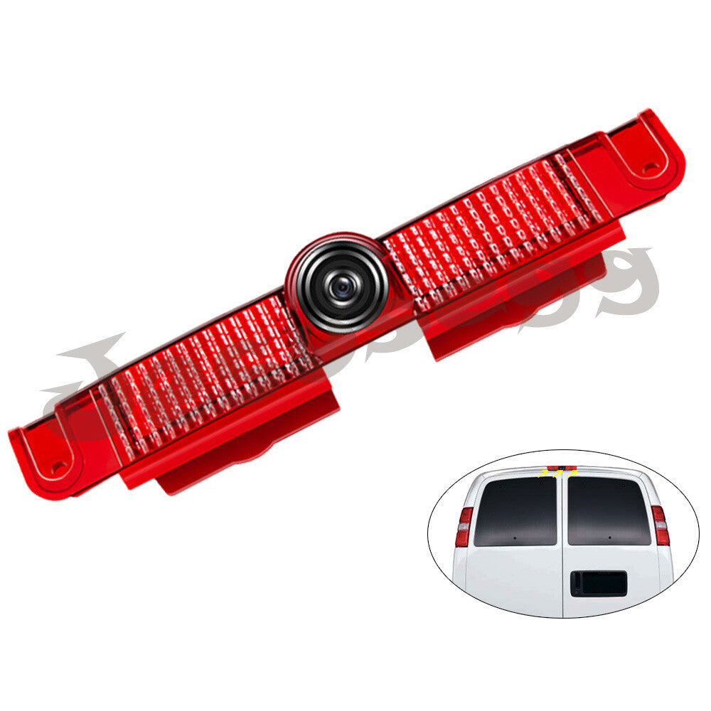 Backup Brake Light Reverse Camera Kit for Chevrolet Express Savana Van 04-15 Q