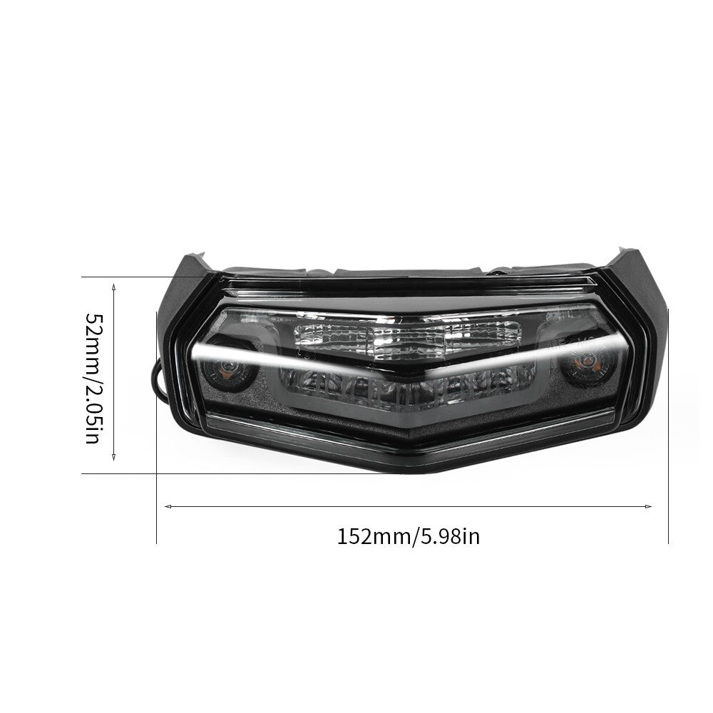For 2019-2026 for Yamaha Tenere 700 LED Tail Light with Brake Light Integrated Lamp Q