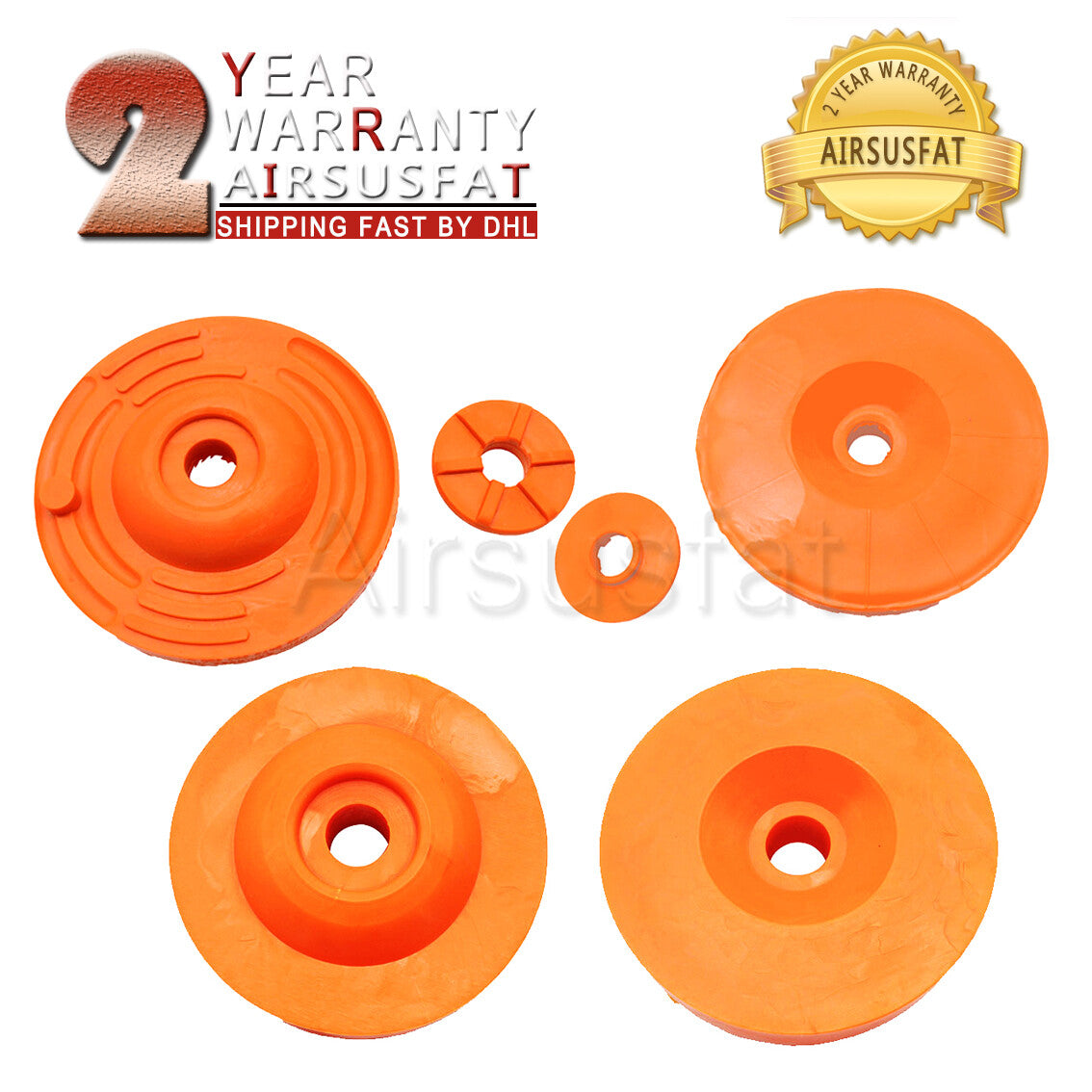 4pcs Front Rear Hydraulic ABC Shock Buffer Rubber Top Mount for Mercedes W221