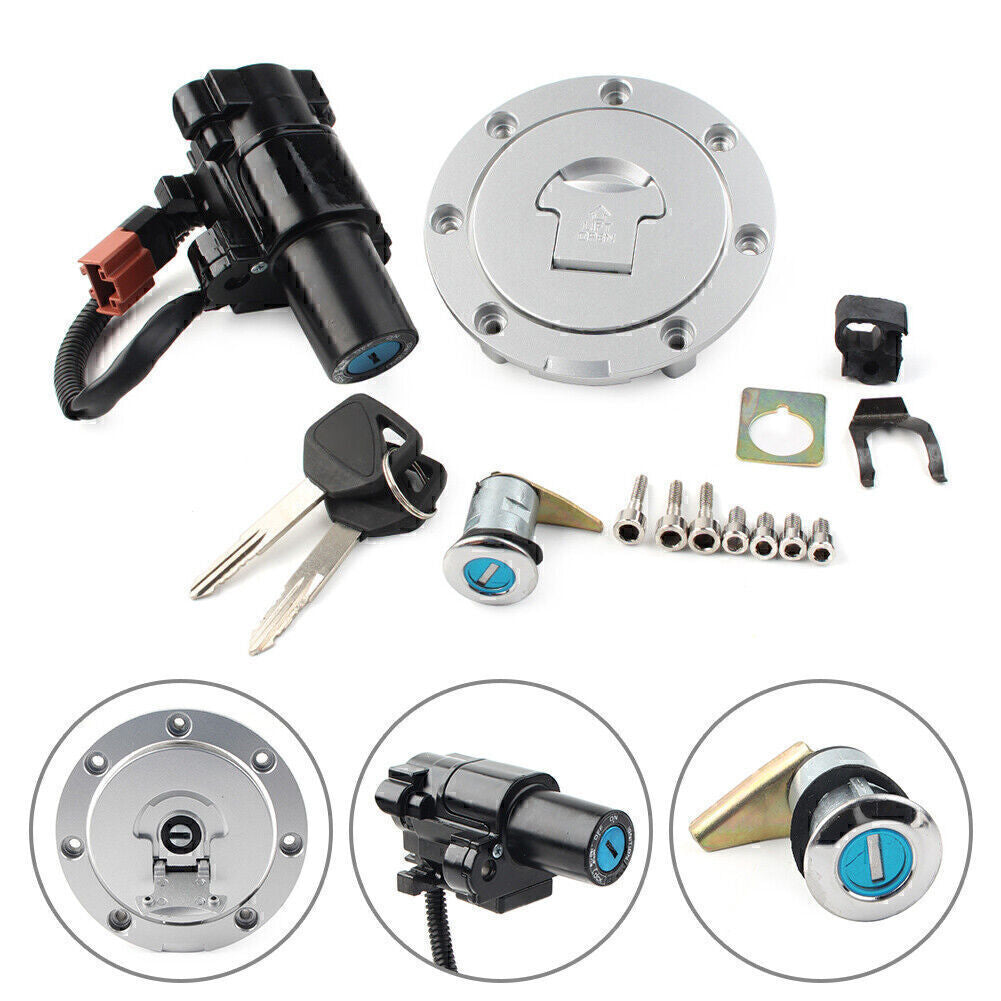 Ignition Switch Fuel Gas Cap for Seat Lock Key for Honda 2007-14 CBR1000RR CBR 600RR Q