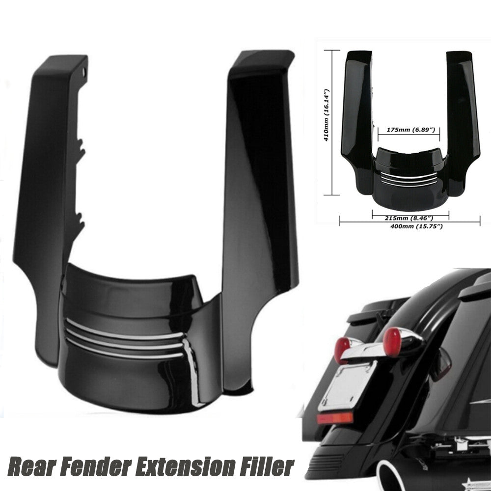 5-inch extended rear fender filler suitable for Harley Touring FLHX FLHR FLHT- n