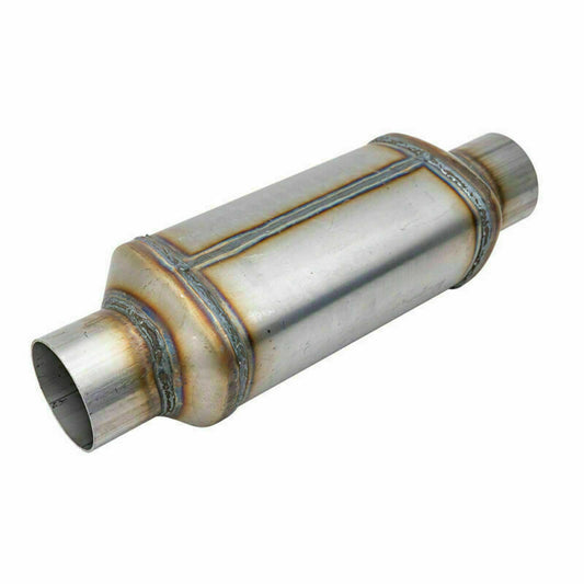 3 Exhaust Resonator Spiral Silencer Race Exhaust Muffler 400mm Long Spiral Tip