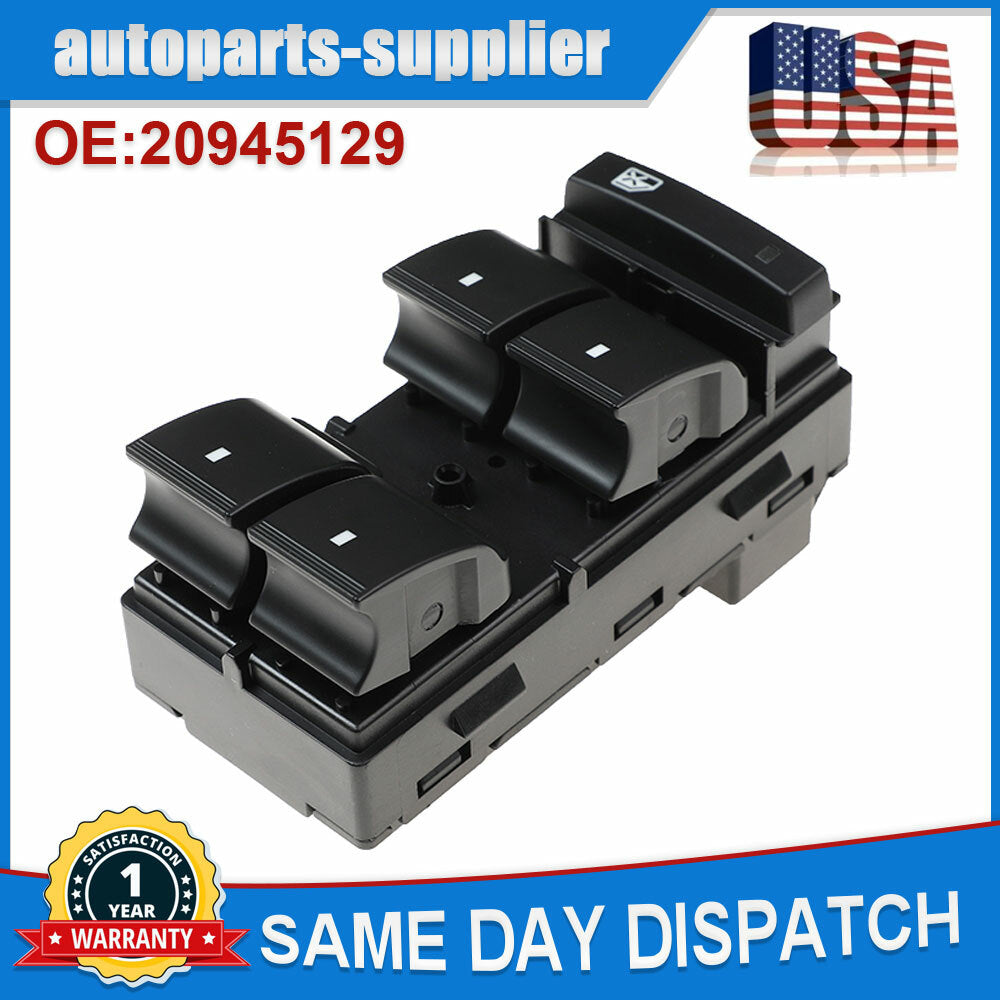 Master Power Window Switch Driver Side for 07-14 for Chevrolet Silverado for GMC for Sierra