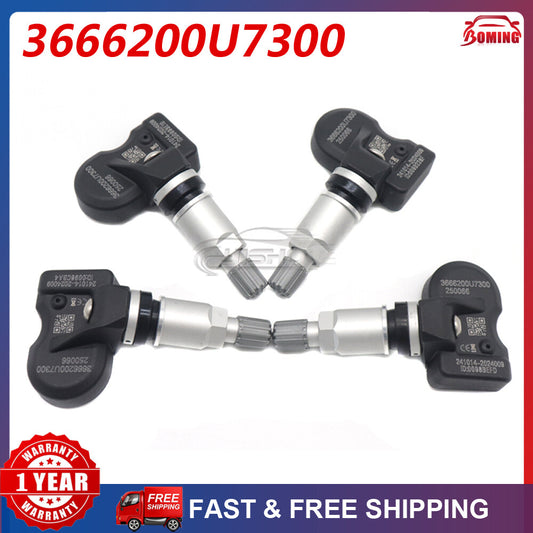 4-piece TPMS tire pressure sensor 3666200U7300 suitable for JAC IC5 X8 Airo Sehol JiaYue for Geely