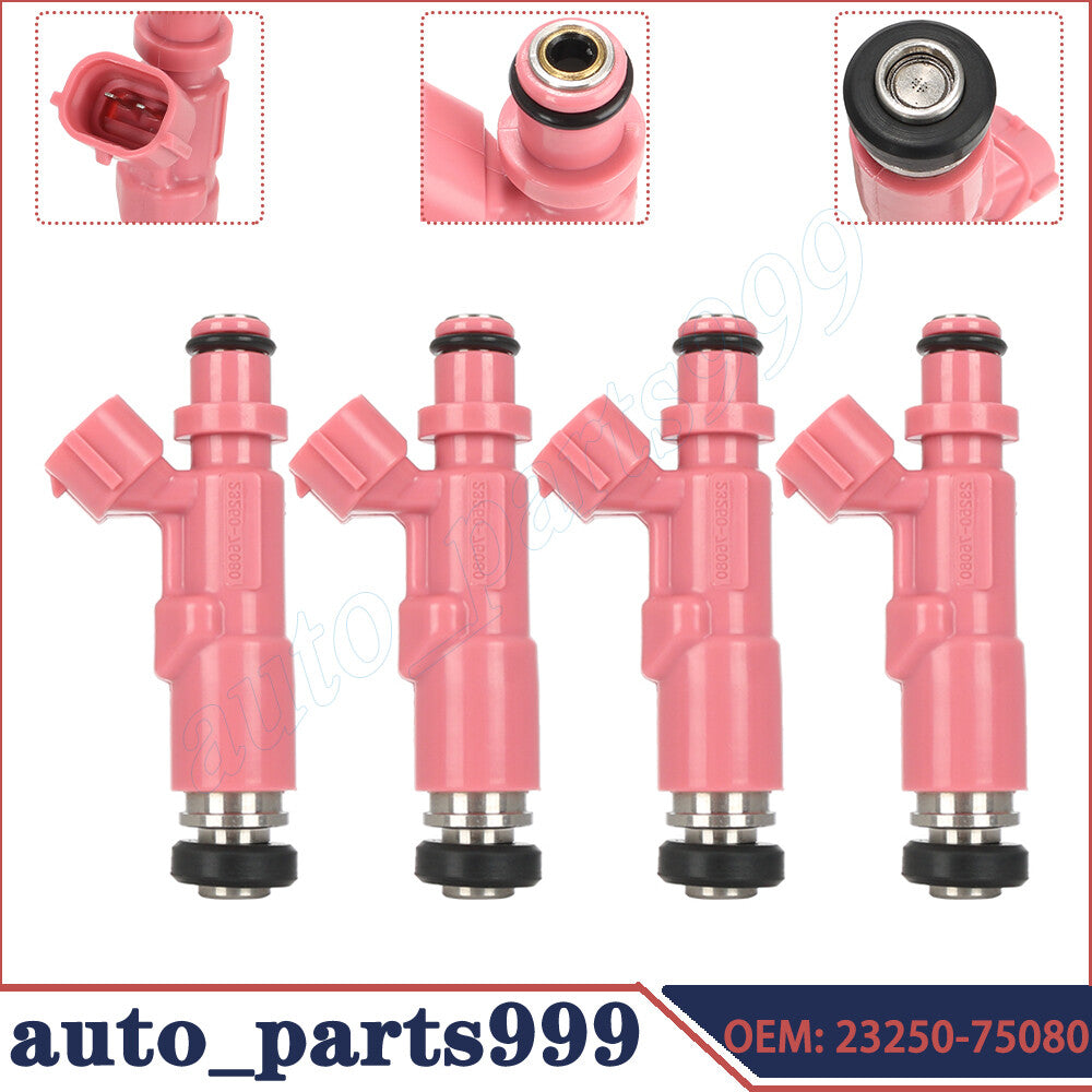 4-piece fuel injector 23250-75080 suitable for Tacoma 98-04 4Runner 98-00 2.7L-L4 n