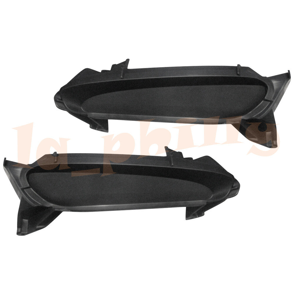 2x Front LH+RH Bumper Lower Hole Cover Trim Bezel For 10-11 for Mazda 3 Unpainted Q