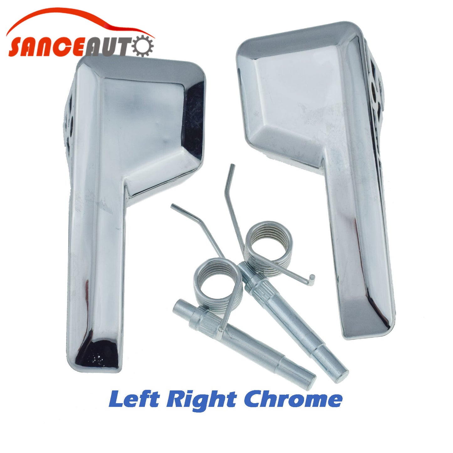 2-piece interior door handle LH right-hand grip suitable for 07-14 Edge and 07-15 for Lincoln MKX chrome- n