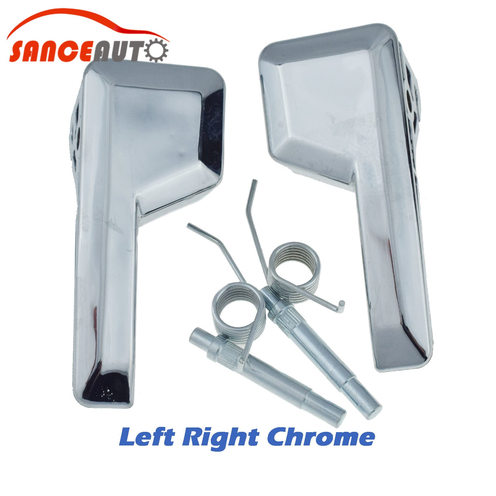 2-piece interior door handle LH right-hand grip suitable for 07-14 Edge and 07-15 for Lincoln MKX chrome- n