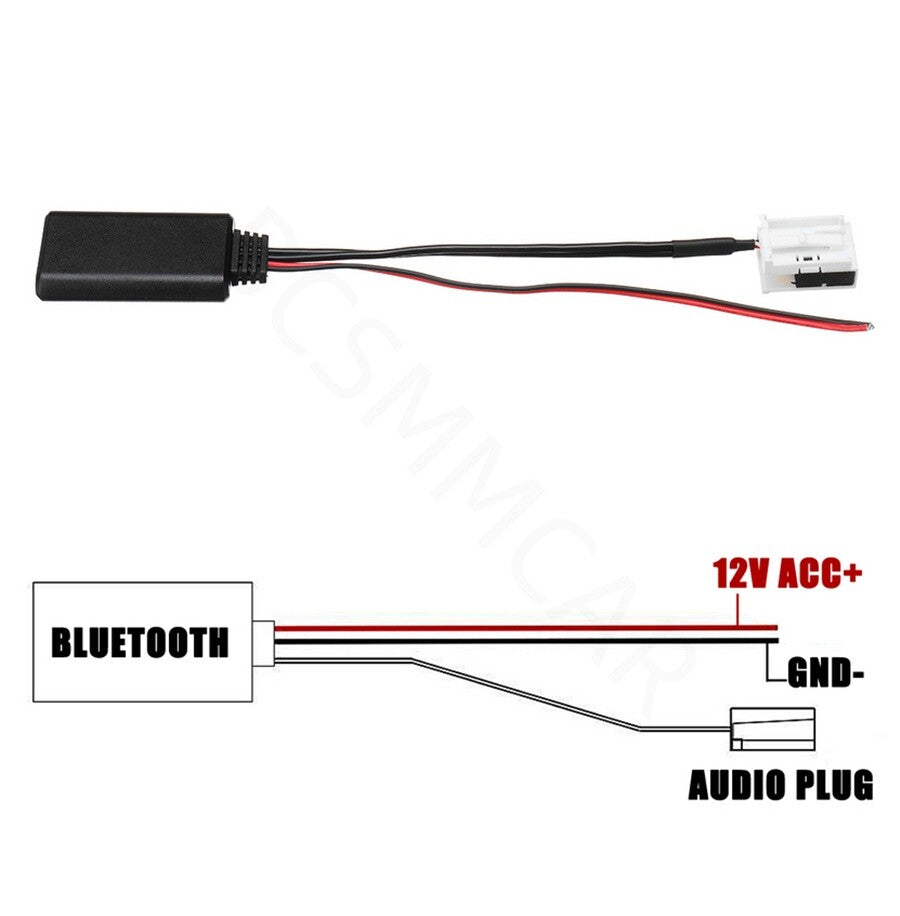 Fit for BMW (E60) 2004~2010 Stereo Radio Bluetooth Module AUX-IN Cable Adapter
