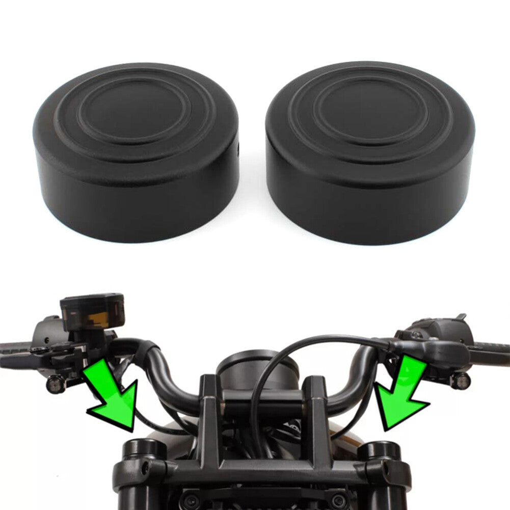 for Harley Sportster S 1250 RH1250S Upper Fork Stem Nut Cap Covers Aluminum