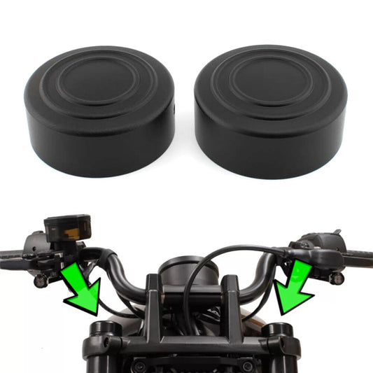for Harley Sportster S 1250 RH1250S Upper Fork Stem Nut Cap Covers Aluminum