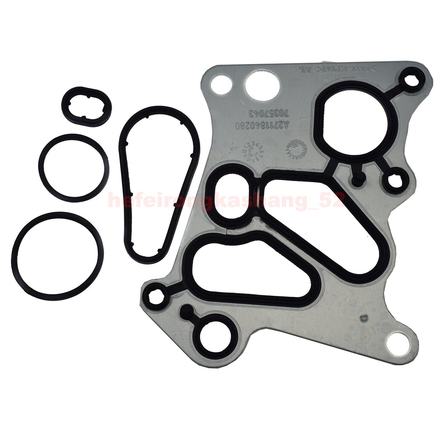 2711840280 Oil filter housing gasket and O-ring for M271 W204 C200 W212 E260- v