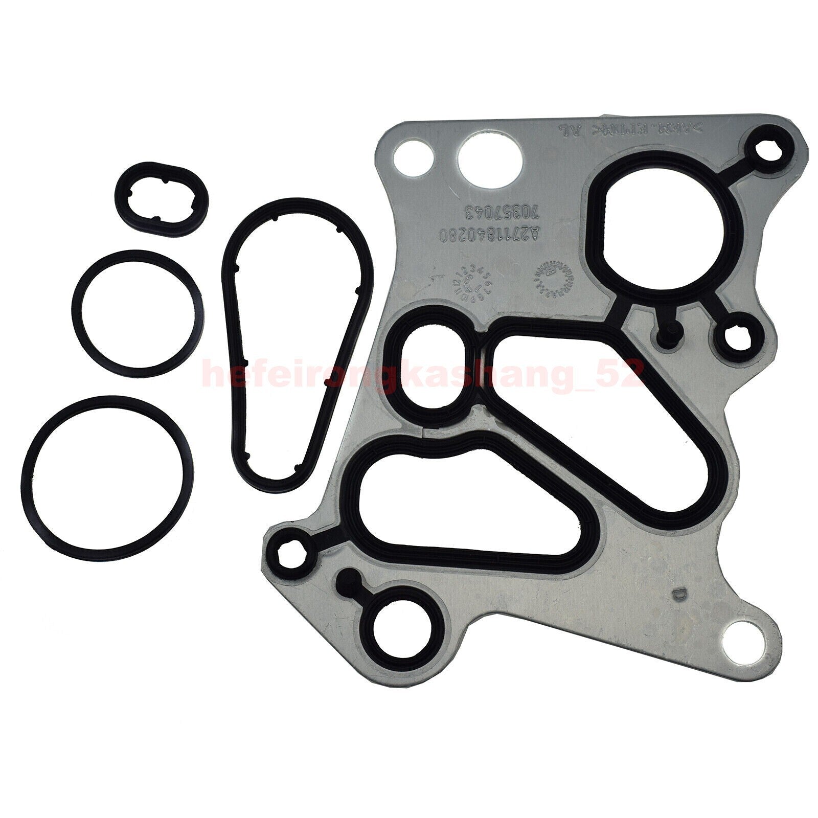 2711840280 Oil filter housing gasket and O-ring for M271 W204 C200 W212 E260- v
