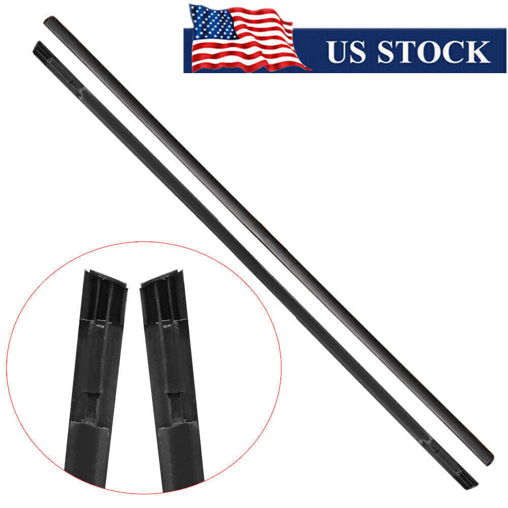 Pair Black Rubber Car Roof Trim Molding Kit For 2003 2004 2005-08 for Toyota for Corolla