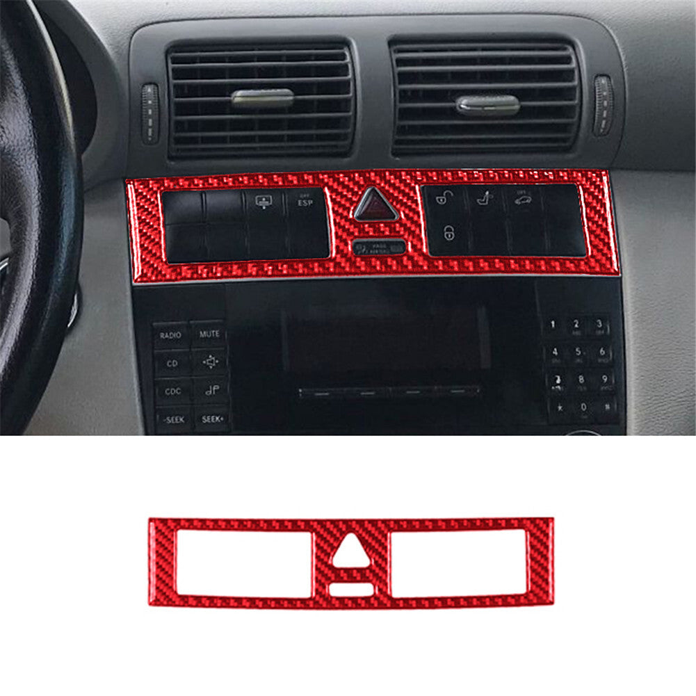 Carbon Fiber CD Player Panel Trim Cover For COBALT 2005-2010 Type-A v