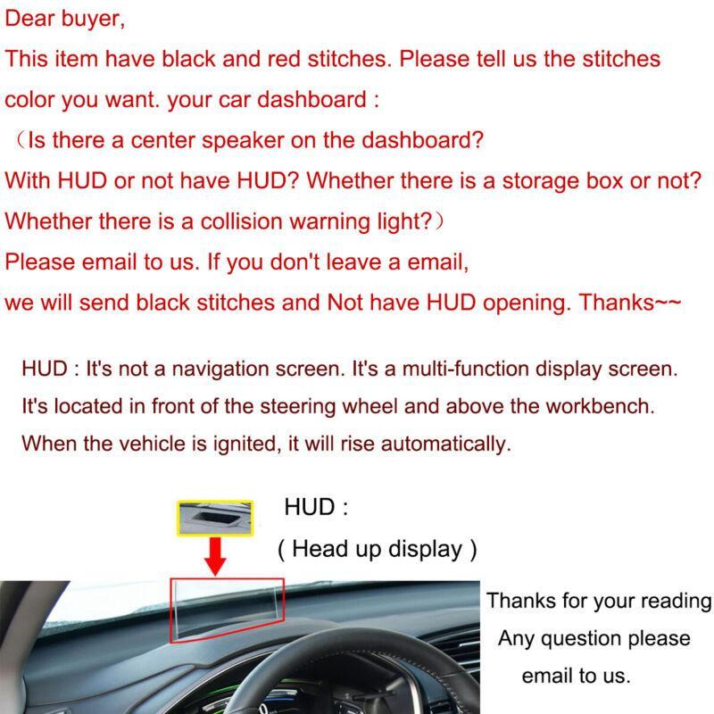 Leather dashboard protector cover, dashboard mat, non-slip, sunshade for Hyundai for Tucson 2016 - 2018