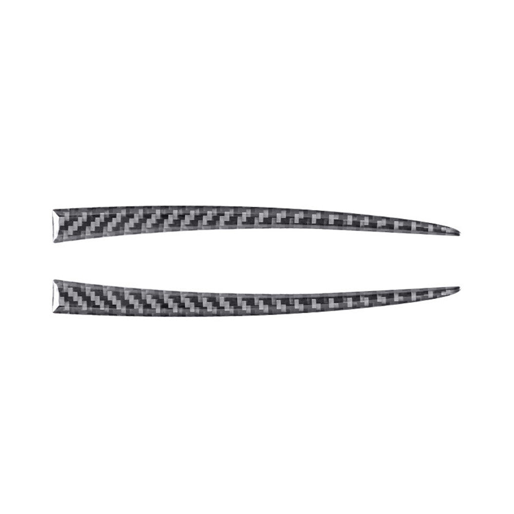 Carbon Fiber Rearview Mirror Decorative Strip Trim for Porsche Taycan 2019-2022