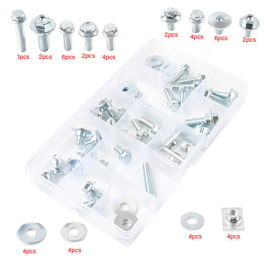 45pc Body Bolt Kit Fastener Washer Nut for Honda CRF250R CRF450R CRF250X CRF450X