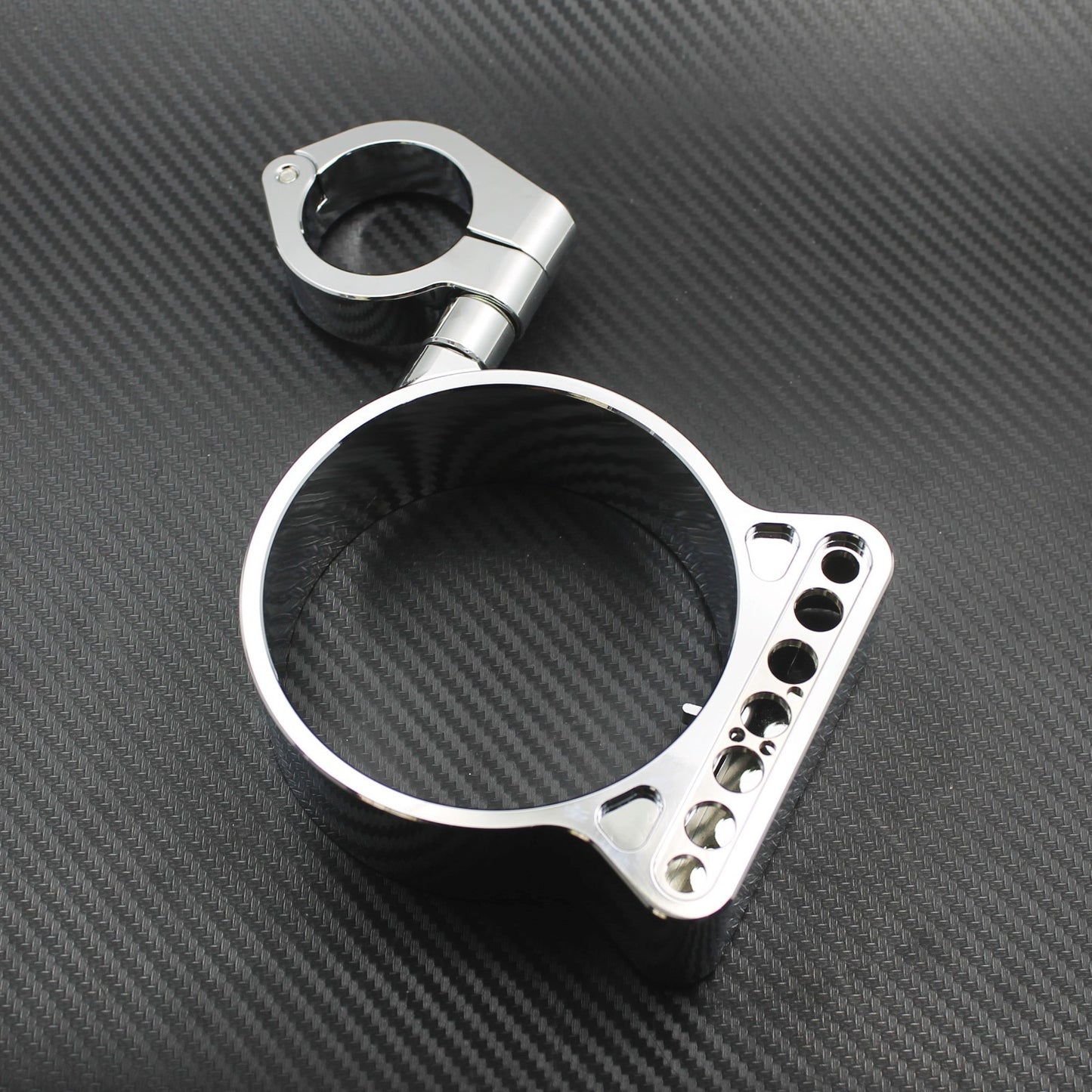 39mm Chrome Side Speedometer Relocation Bracket Fit for Harley Sporster 883 1200 Q