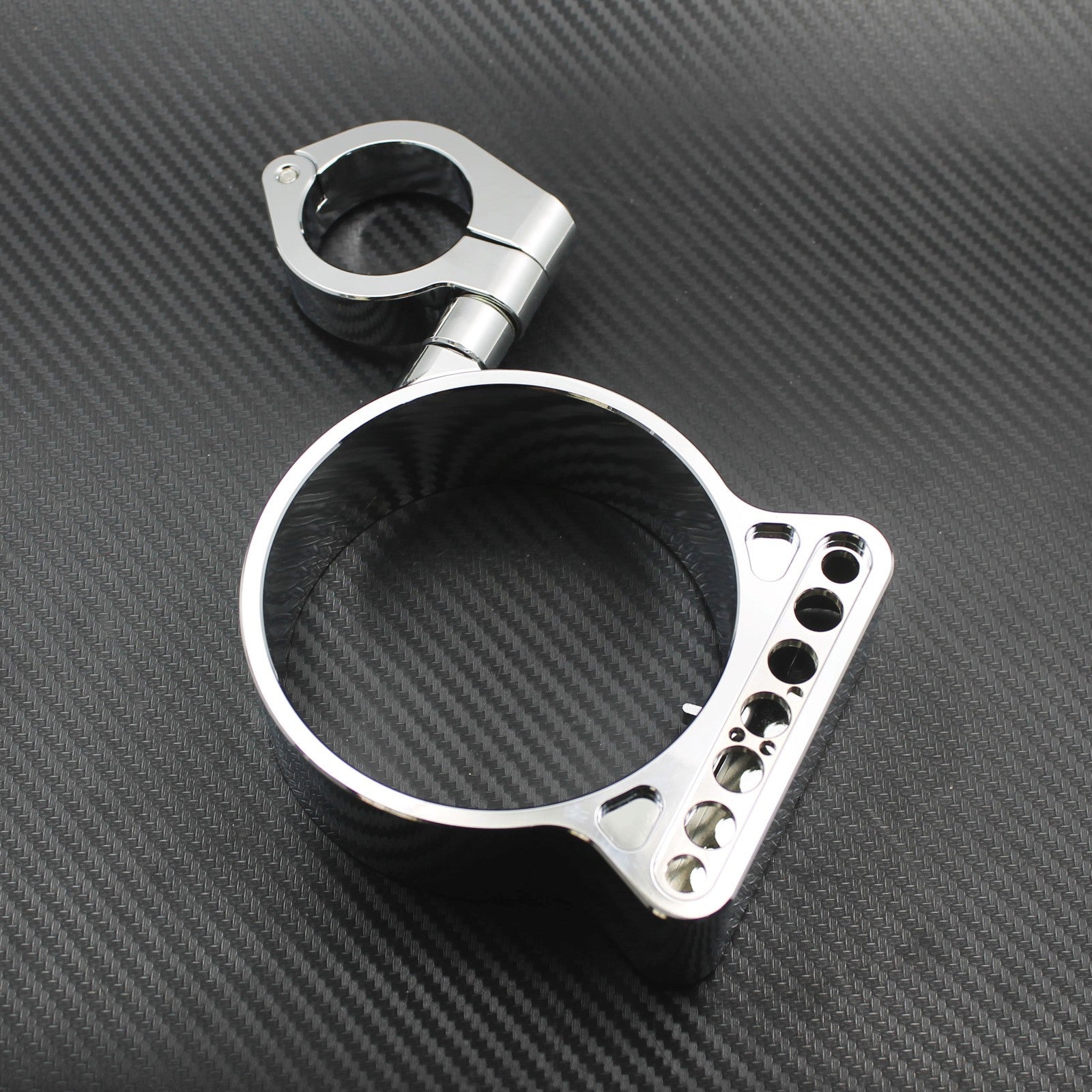 39mm Chrome Side Speedometer Relocation Bracket Fit for Harley Sporster 883 1200 Q