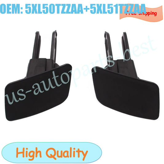 Left Right Side Headlight Lamp Washer Cover Fits for 16-21 Grand Cherokee for Jeep