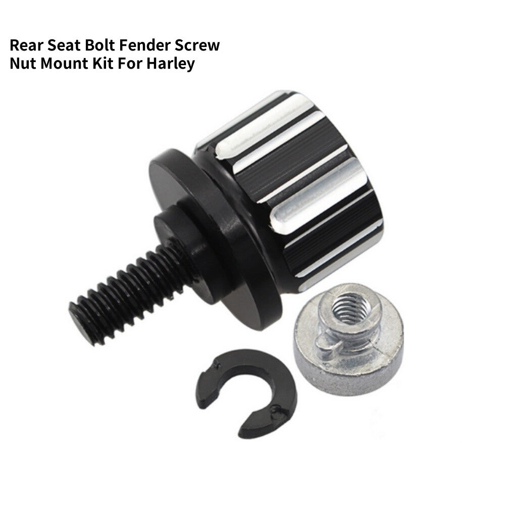 Rear for Seat Bolt Fender Screw Nut Mount Kit for Harley Sportster Softail 1986-2023