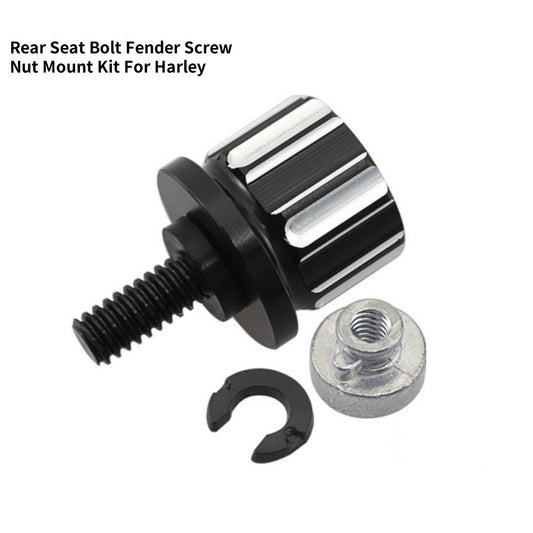 Rear for Seat Bolt Fender Screw Nut Mount Kit for Harley Sportster Softail 1986-2023