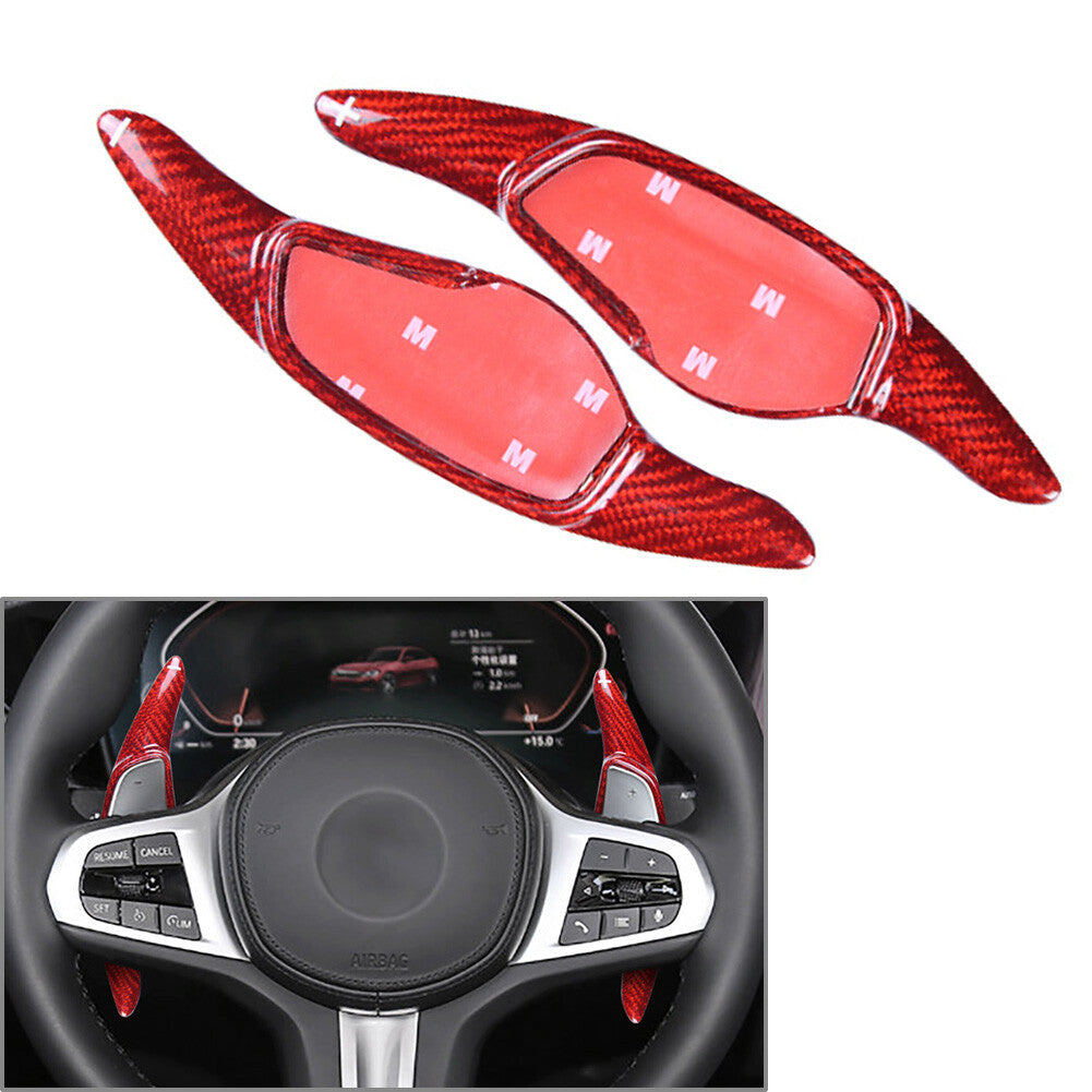 Carbon Fiber Steering Wheel Shift Paddle Shifter Extension Fit for Hyundai LA Festa